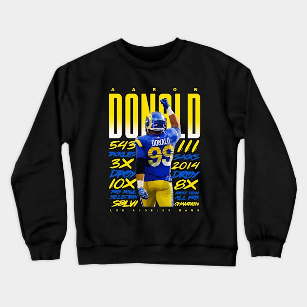 Aaron Donald Retirement Crewneck Sweatshirt by Juantamad